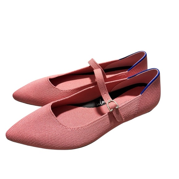 Rothy's The Point Mary Jane II Tulip Pink Casual Flat Women's Size 5.5 NWOT - Picture 3 of 5